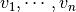 v_1,\cdots,v_n