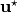 \mathbf{u}^{\star}