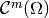 \mathcal{C}^{m}(\Omega)