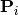\mathbf{P}_{i}