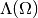 \Lambda(\Omega)