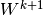 W^{k+1}