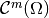 \mathcal{C}^{m}(\Omega)