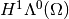 H^1 \Lambda^{0}(\Omega)